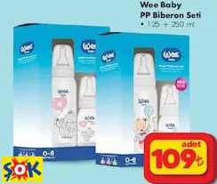 WEE BABY PP BİBERON SETİ 125 ML + 250 ML WEE BABY PP BİBERON SETİ 125 ML + 250 ML